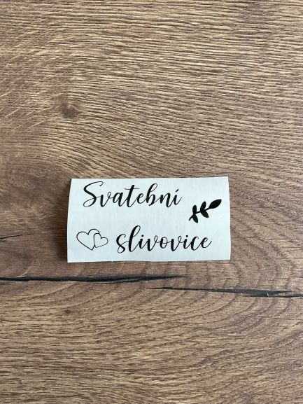 Samolepka na slivovici A