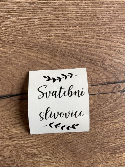 Samolepka na slivovici A