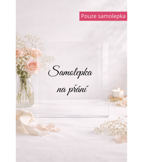 Vinylová samolepka "Na přání" 