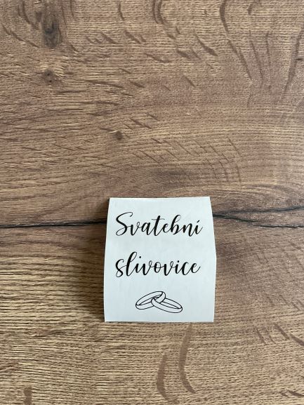 Samolepka na slivovici C