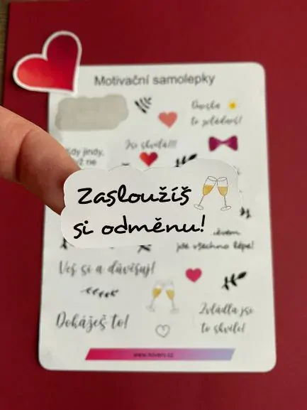 Motivační samolepky