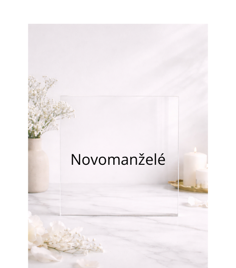 Vinylová samolepka – Novomanželé